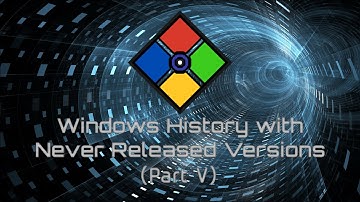 Windows History with Never Released Versions (Future Part 3.1)