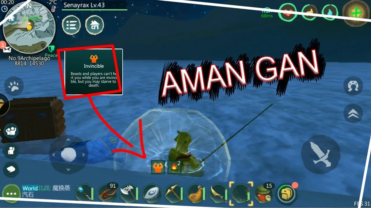 UTOPIA ORIGIN TIPS MANCING BUFF INVICIBLE! YouTube