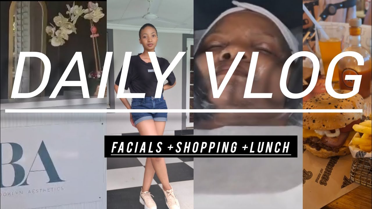 SA YOUTUBER || FACIALS || LUNCH || SHOPPING.