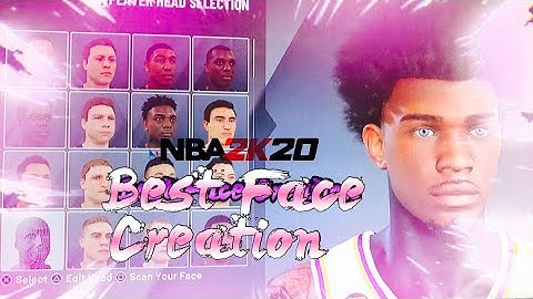 *NEW* BEST FACE CREATION IN NBA 2K20!!! COMP FACE CREATION 😲NBA 2K20!