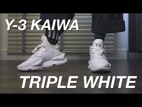 Y3 Kaiwa Triple White  The Cleanest