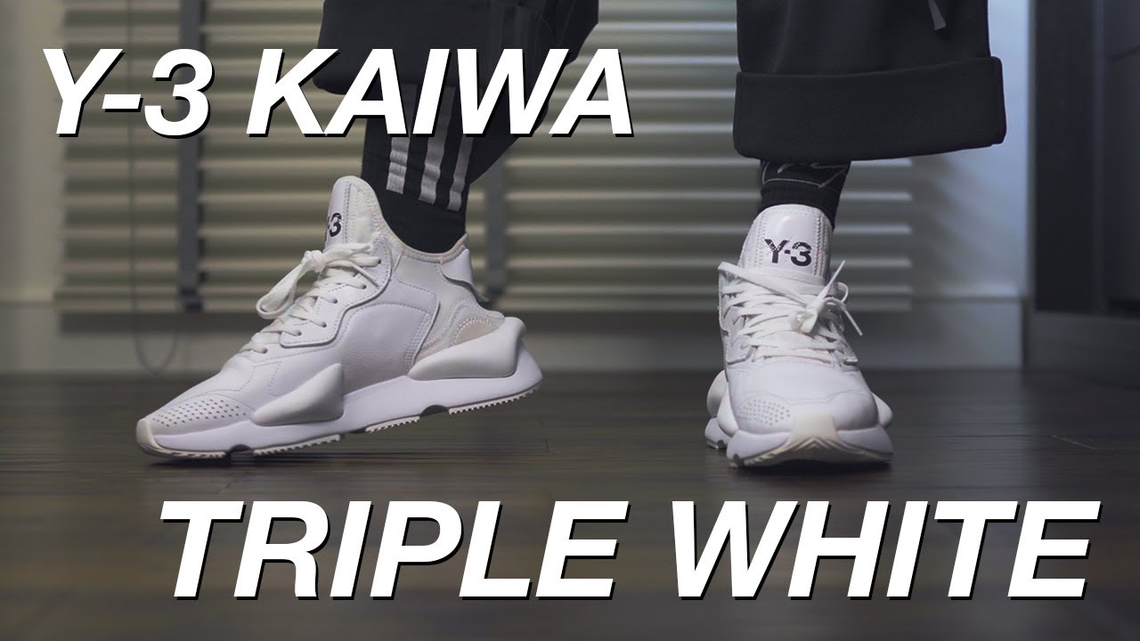adidas y3 kaiwa white
