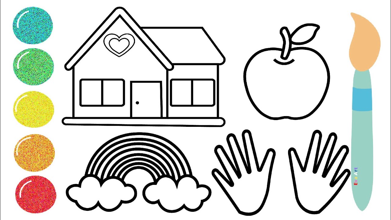 Cute Drawings Easy Drawing For Children Eva Art YouTube Cute Drawings Easy Drawing For Children Eva Art YouTube