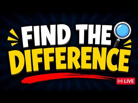 Only 1% Can Solve This Puzzle  🔴 LIVE Find 10 Differences