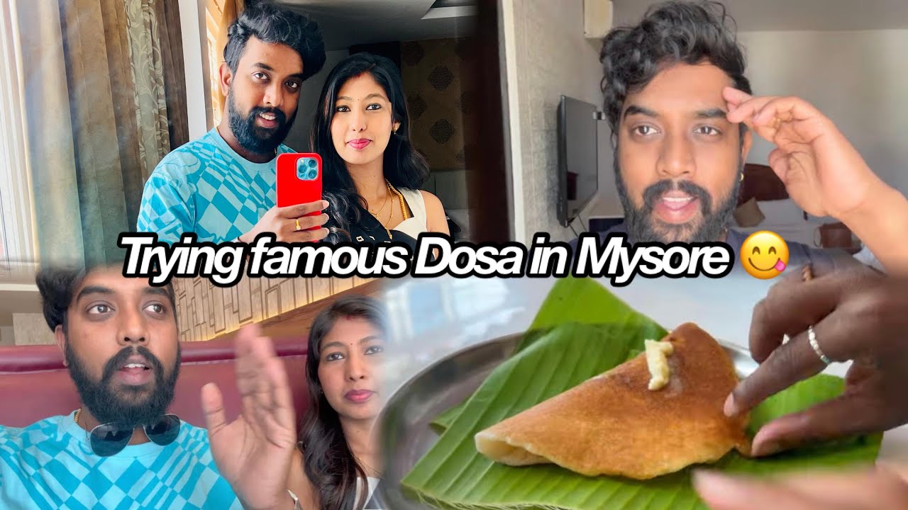 We went to mysore/ Trying Mysore famous dosa😍/#agvlogs #vlog #youtube #mysore