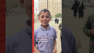 Sahat English delivers messages from Gazan kids to the world