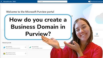 How do you create a Business Domain in Microsoft Purview?