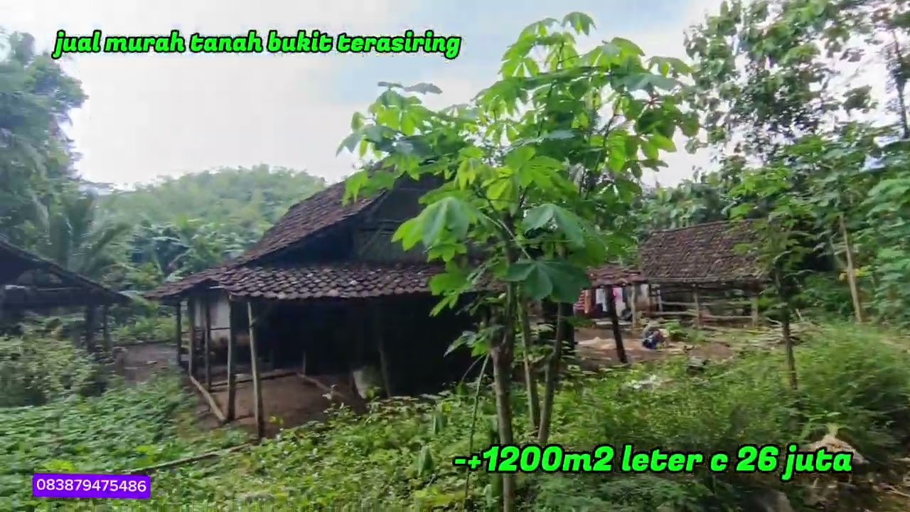 Jual tanah murah -+1200m2 cukup 26 juta
