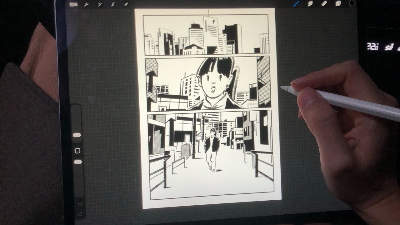 我的原创漫画创作过程/My original comic creation process/procreate/ipad绘画