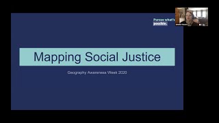 GAW 2020: Mapping Social Justice Panel