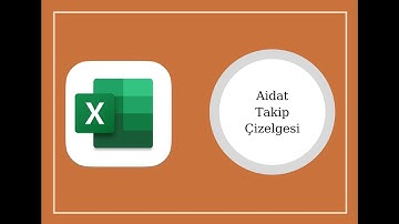 AİDAT TAKİP ÇİZELGESİ Excel ile Gelişmiş Veri Doğrulama ve Fonksiyonlar kullanarak takip.