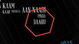 #khauf #singaa Khauf ||Singaa|| new Punjabi Whatsapp status black background video 2019