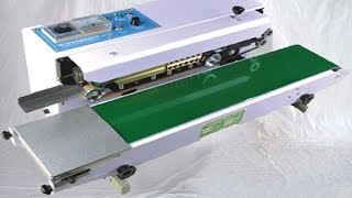 Vertical plastic bags spout pouch sealing machine semi automatic sealer machinery أكياس ختم الآلة