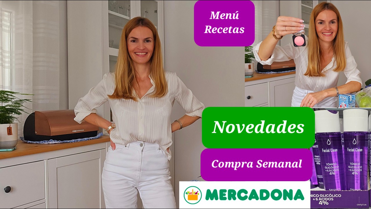 Mercadona Compra Semanal + Novedades Perfumería Octubre Ideas Menú Semanal Recetas Saludables Fácil