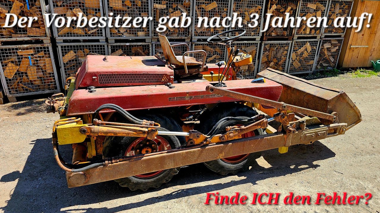 Der Motor muss raus! / Fehlersuche u. Reparatur bei einem Hela Varimot Ni Kompaktlader