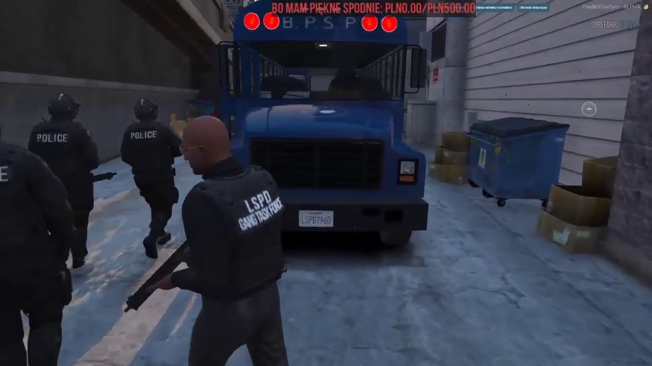 Gang Unit porwany, Odbijanie konwoju, Wjazd na chaty ballasom | GTA V RP #17