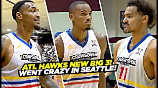 Trae Young, Dejounte Murray &amp; John Collins SHUT DOWN SEATTLE at The Crawsover!! ATLANTA NEW BIG 3!