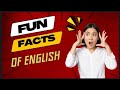 Amazing and Interesting Fun facts of English | You might not know | JD DIGITAL LEARNING