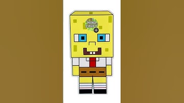 Amazing Animation with Sponge Bob in Minecraft Style #animation #minecraft #spongebobsquarepants