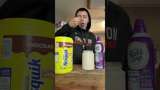 The perfect pour #fyp #autism #viral #profoundautism #nesquik