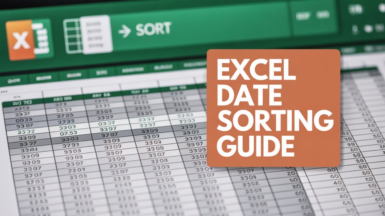 Как автоматически сортировать даты в Excel