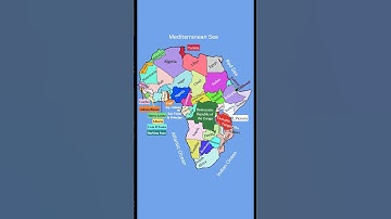 Map of African Countries #uppsc #maps #africa #africamap #upsc #ssc #geography #cognitoias #viral
