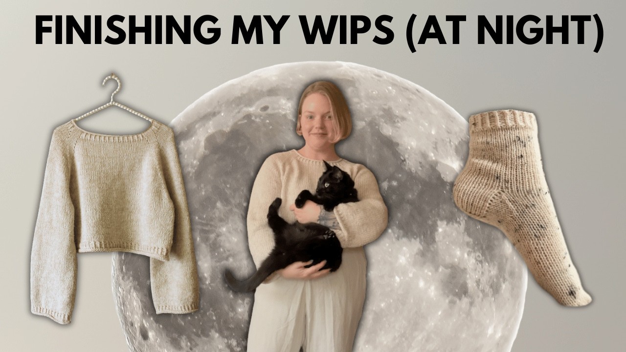 Knitting Projects at Night