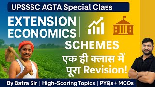 UPSSSC AGTA Marathon Class | Agriculture Extension, Economics & Schemes | Complete Revision Class |