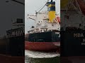 Ship Propeller Rotating | Tug Boat Pushing the ship bulk carrier #bulkcarriership #propeller #rudder