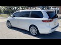 Toyota Sienna WeatherTech vs. Maxliner vs. Husky Liners Review l All-Season I Winter Mats #SUmer416