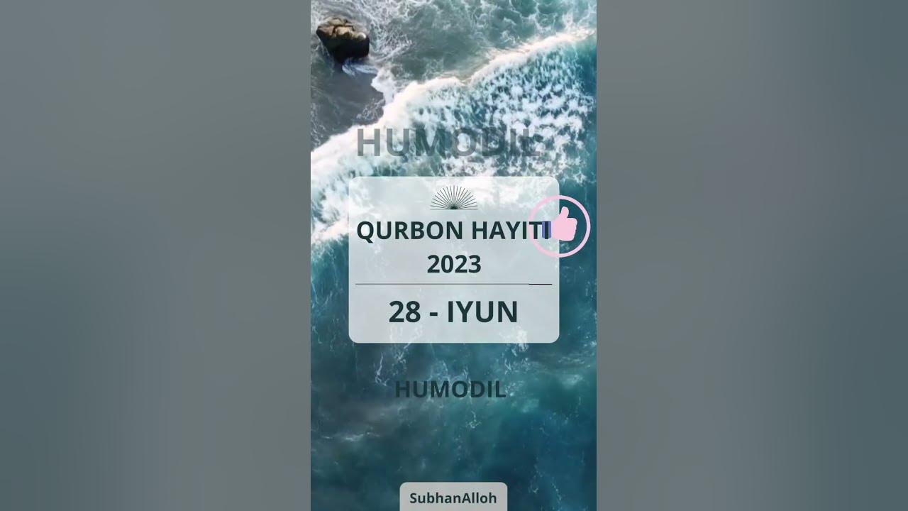 🔴 QURBON HAYITI QACHON 2023 КУРБОН ХАЙИТ КАЧОН 2023 YouTube