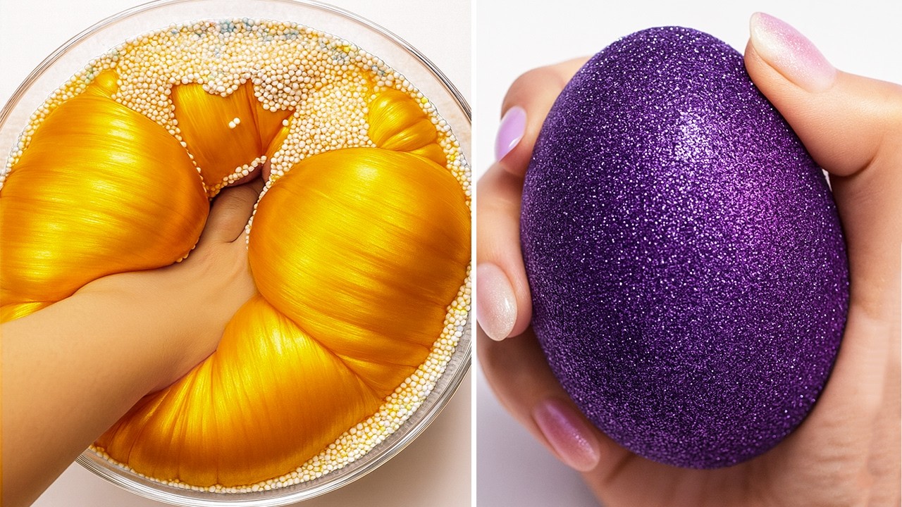 Расслабляющие АСМР-видео со слаймом для сна | Satisfying Slime No Talking ASMR 3878