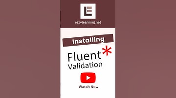 How to install FluentValidation?