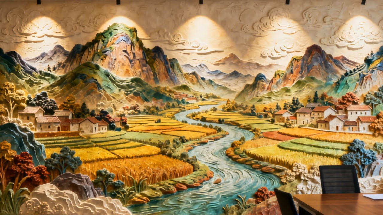 Bring Hometown Scenery to the Office! 🎨 Handcraft