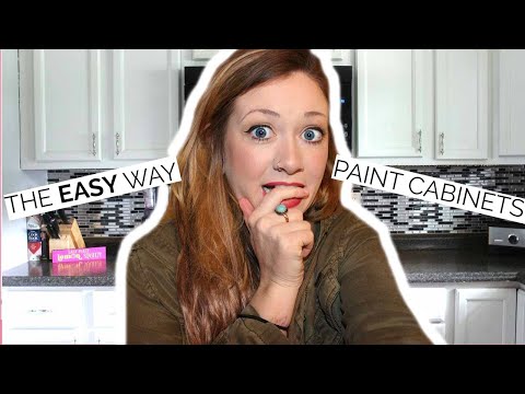 🎨the fast + easy way to paint cabinets! 🎨 - youtube