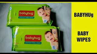 babyhug premium baby wipes