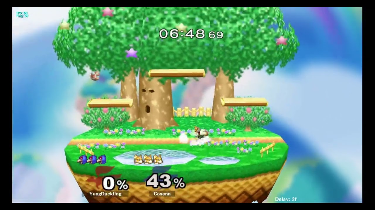 Super Smash Bros Melee Slippi Netplay Gameplay 1