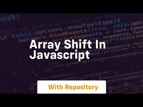 array shift in javascript