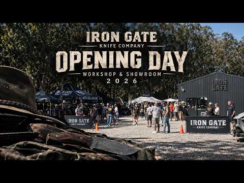 Grand Opening Day at Iron Gate Knives