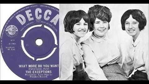 The Exceptions - What more do you want