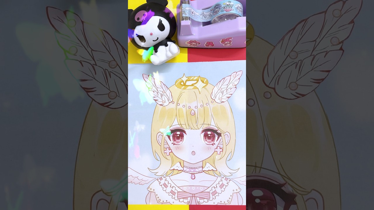 Angel Doll Makeup Transformation 👼✨