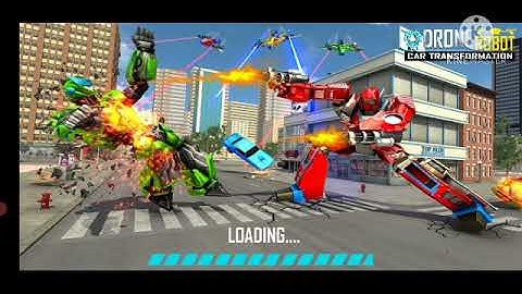 Drone robot car game \ robot transforming game \ robot game \ android games \ multi transform robot