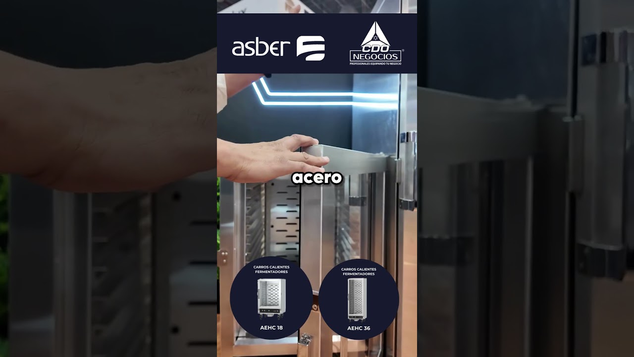 🔥 Temperatura y humedad bajo control, ¡para un pan perfecto! Los Carros Calientes Fermentadores ASB