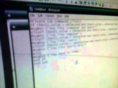 HOW TO USE CHECKBOX IN VB 6.0 PROGRAM