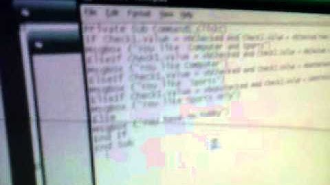 HOW TO USE CHECKBOX IN VB 6.0 PROGRAM