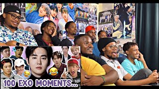 Africans show their friends (Newbies) 100 ICONIC MOMENTS in the HISTORY of EXO