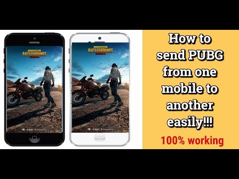 How to send pubg from one phone to another easily!!!Best method... Working 100%