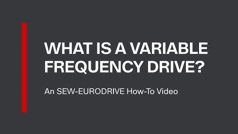 How to Control Efficiencies with VFDs