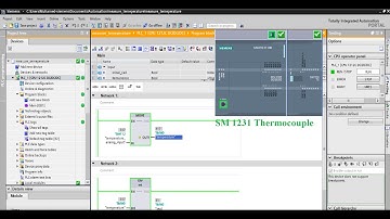 TIA Portal temperature measurement- thermocouple (TC)
