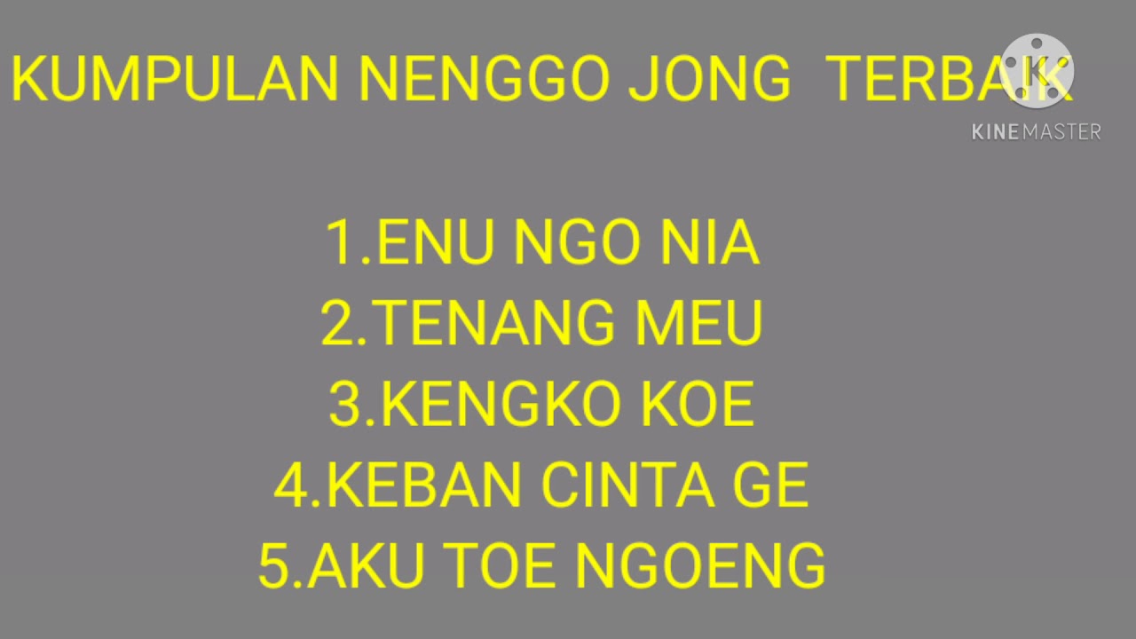 KUMPULAN NENGGO JONG TERBAIK